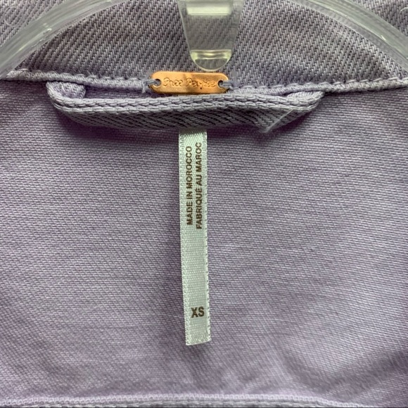 NWOT Free People Rumors Denim Jacket 449-22 - Picture 5 of 7